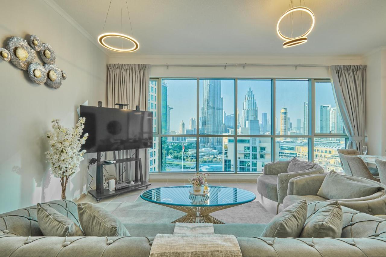 Burj Khalifa Front View & Fountain View Island Paradise 2br Luxury Burj Residences Golden Homes Appartamento *